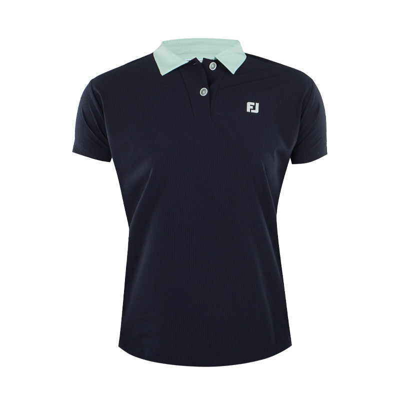 FOOTJOY Japan Seersucker Women's Polo (Navy)