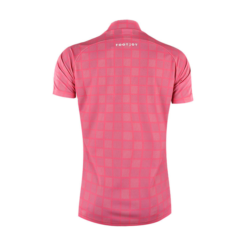 FOOTJOY Japan Checkered Women's Mock Shirt (Pink)