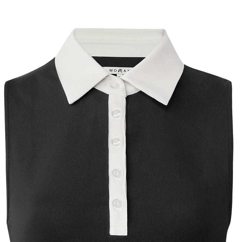 MALBON GOLF Claudia Women's Polo (Black)