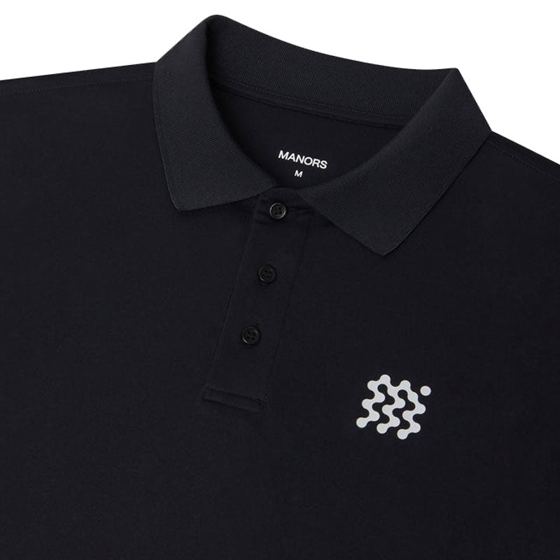 MANORS The Course Men's Polo (Black)