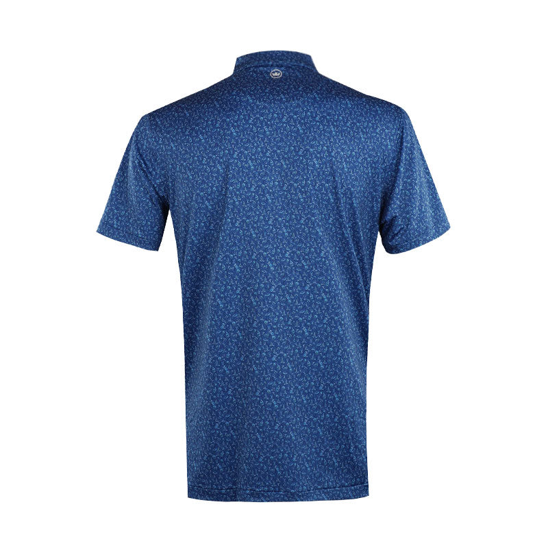 PETER MILLAR Wine Country Men's Performance Jersey Polo (Sport Navy)