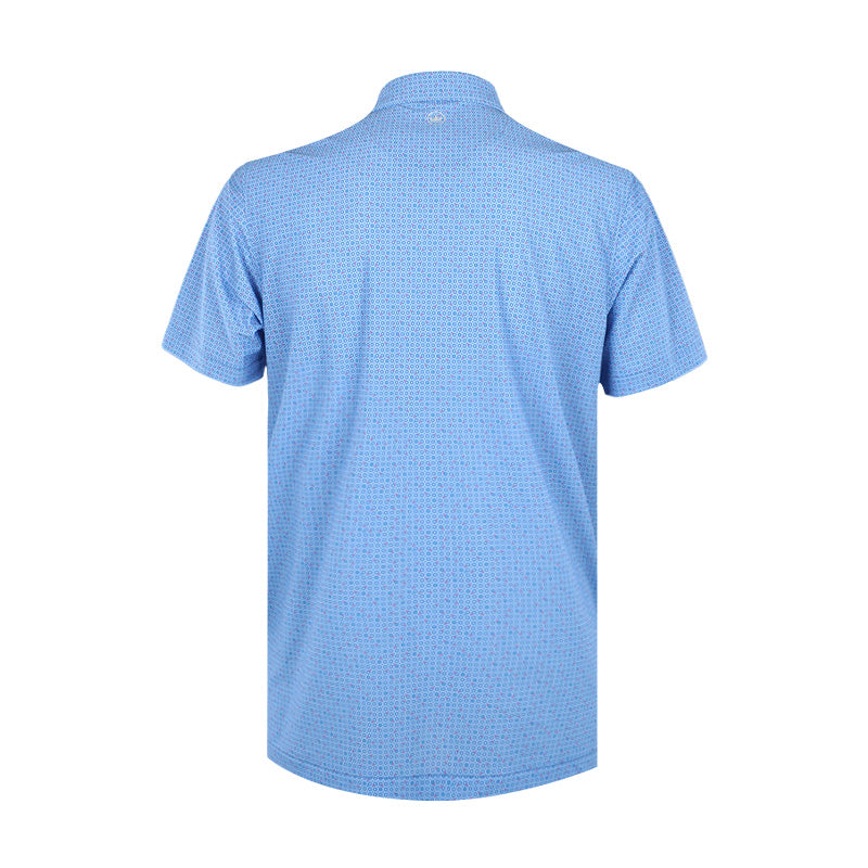 PETER MILLAR Casa Nova Mesh Performance Mesh Polo (Blue Sea)