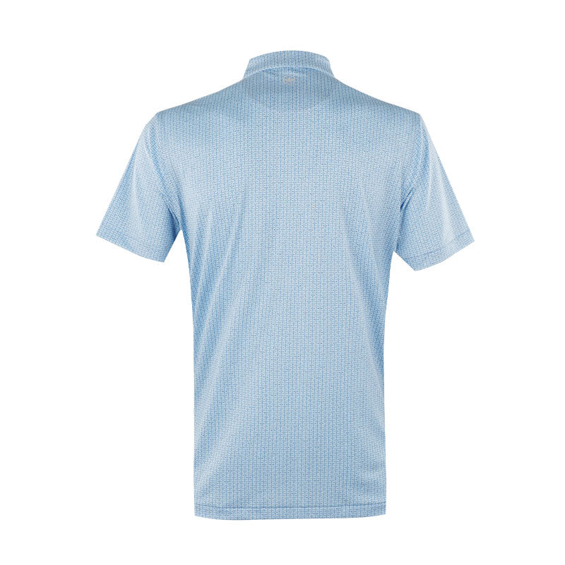 PETER MILLAR First In Flight Men's Performance Jersey Polo (Pale Blue)