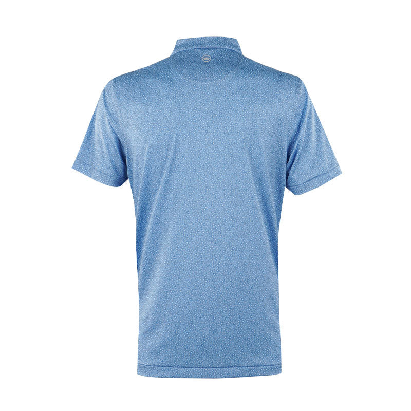 PETER MILLAR Bristol Floral Men's Polo (Blue Fade)