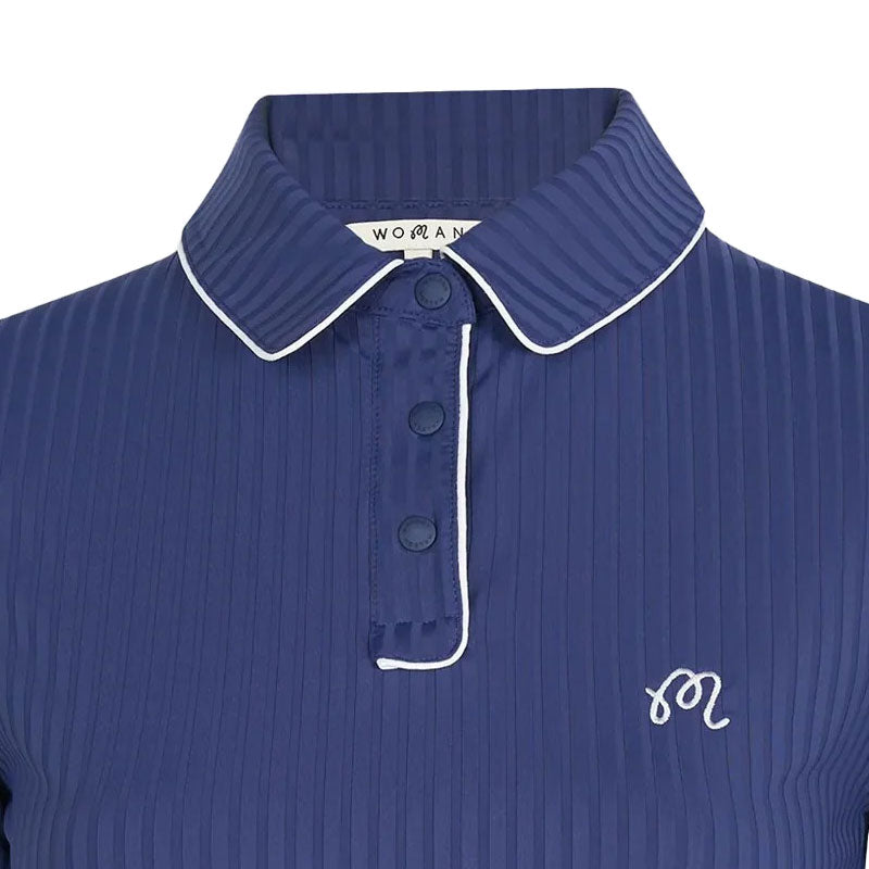 MALBON GOLF Anna Women's Polo (Blue)