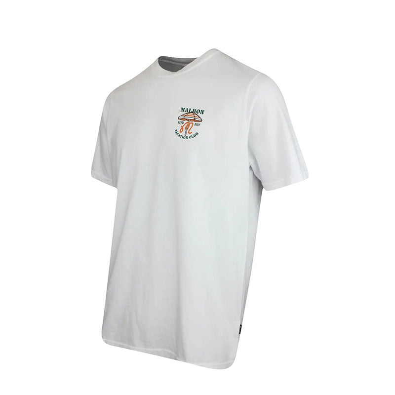MALBON GOLF Vacation Club Men's T-Shirt (White)