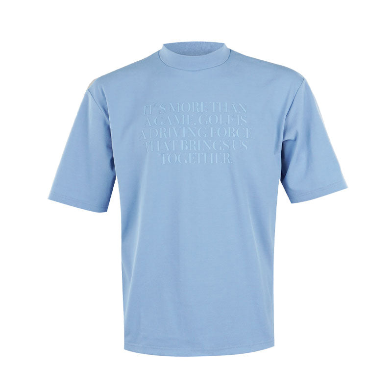 TAYLORMADE x United Arrows Message Unisex Mock Shirt (Sax)