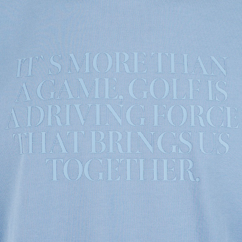 TAYLORMADE x United Arrows Message Unisex Mock Shirt (Sax)