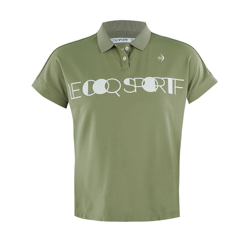 LE COQ SPORTIF GOLF Wide Fit Women's Polo (Khaki)