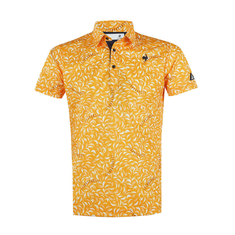 LE COQ SPORTIF GOLF Cool Touch Petite Men's Polo (Orange)