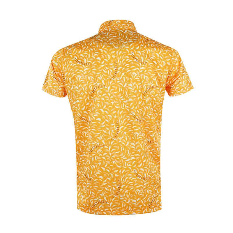 LE COQ SPORTIF GOLF Cool Touch Petite Men's Polo (Orange)