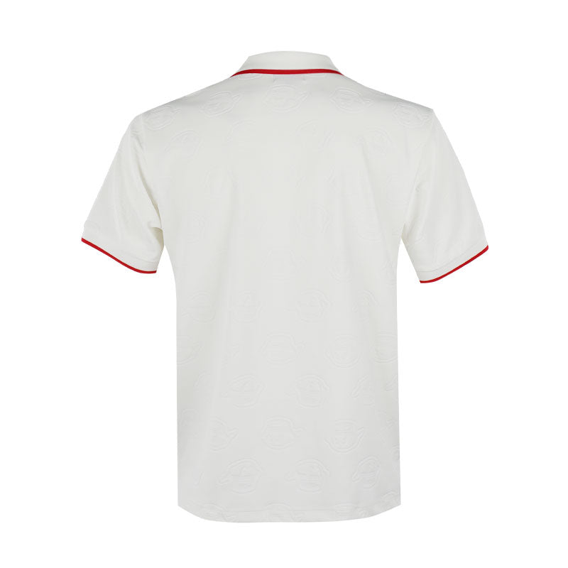WAAC Men's Jacquard Polo (White)