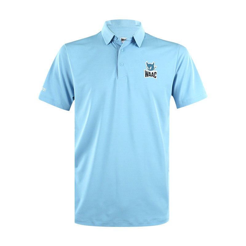 WAAC Athletic Essential Men's Pique Polo (Light Blue)