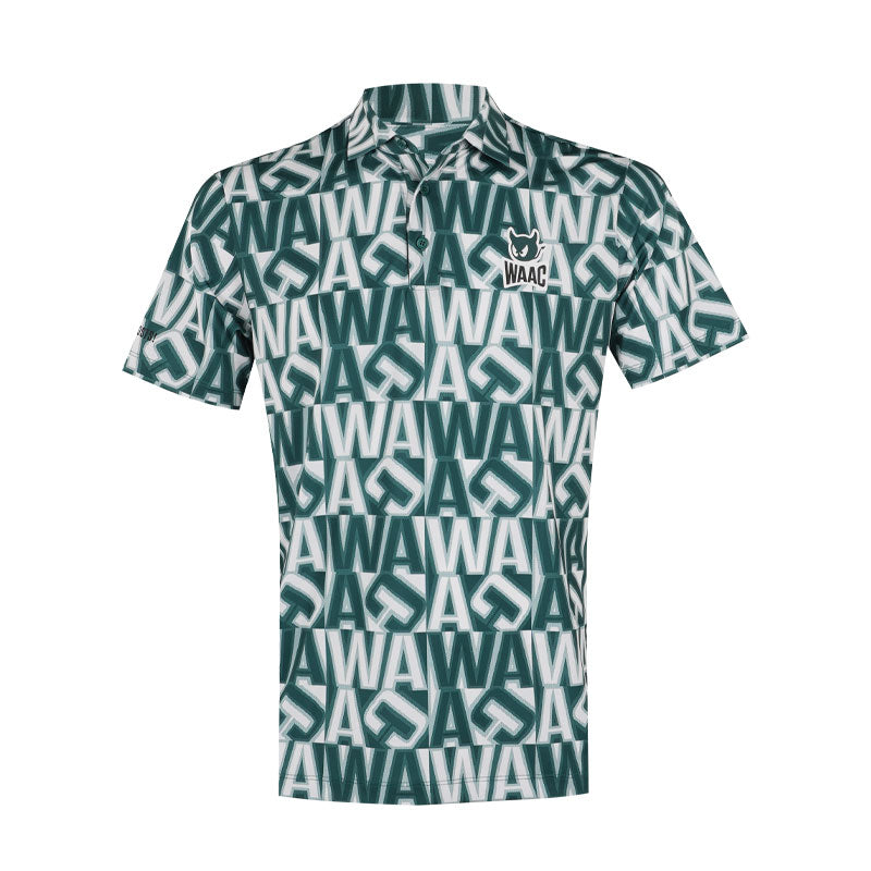 WAAC Athletic Squared WAAC Men's Polo (Green)