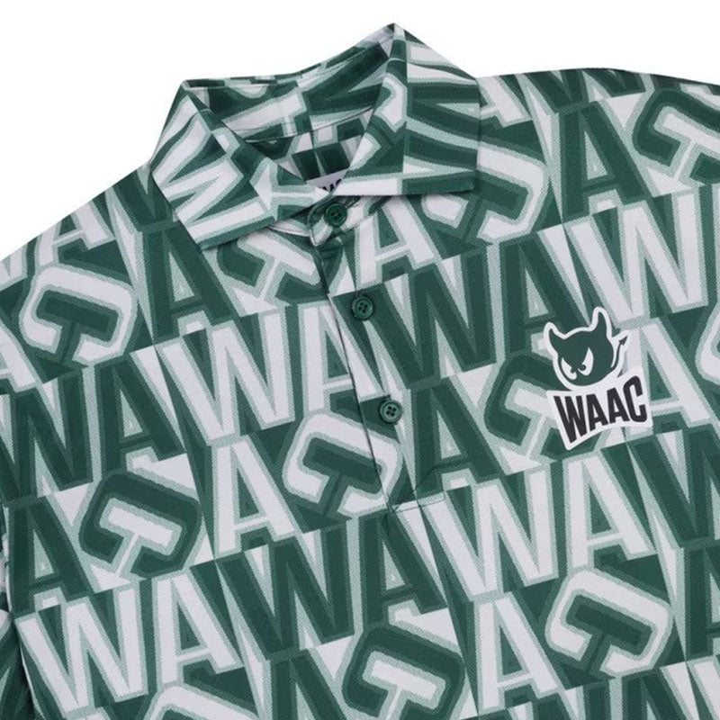 WAAC Athletic Squared WAAC Men's Polo (Green)