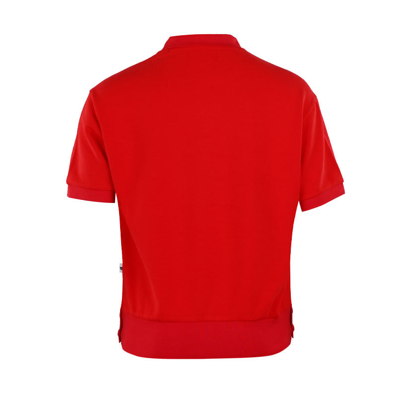 WAAC Logo Loose Fit Women's Sweatshirt (Red)