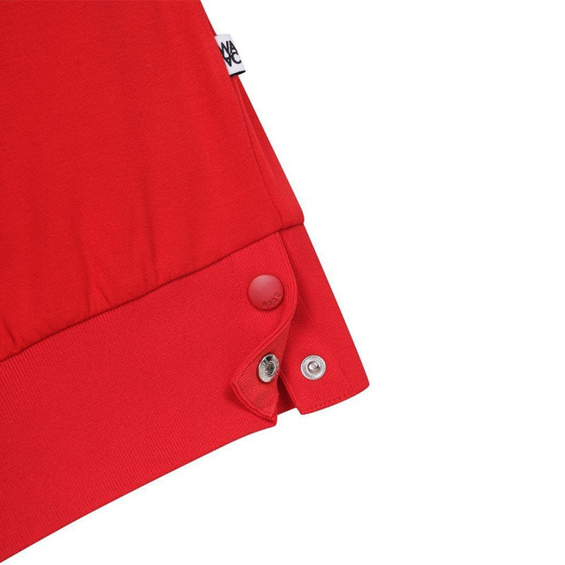WAAC Logo Loose Fit Women's Sweatshirt (Red)