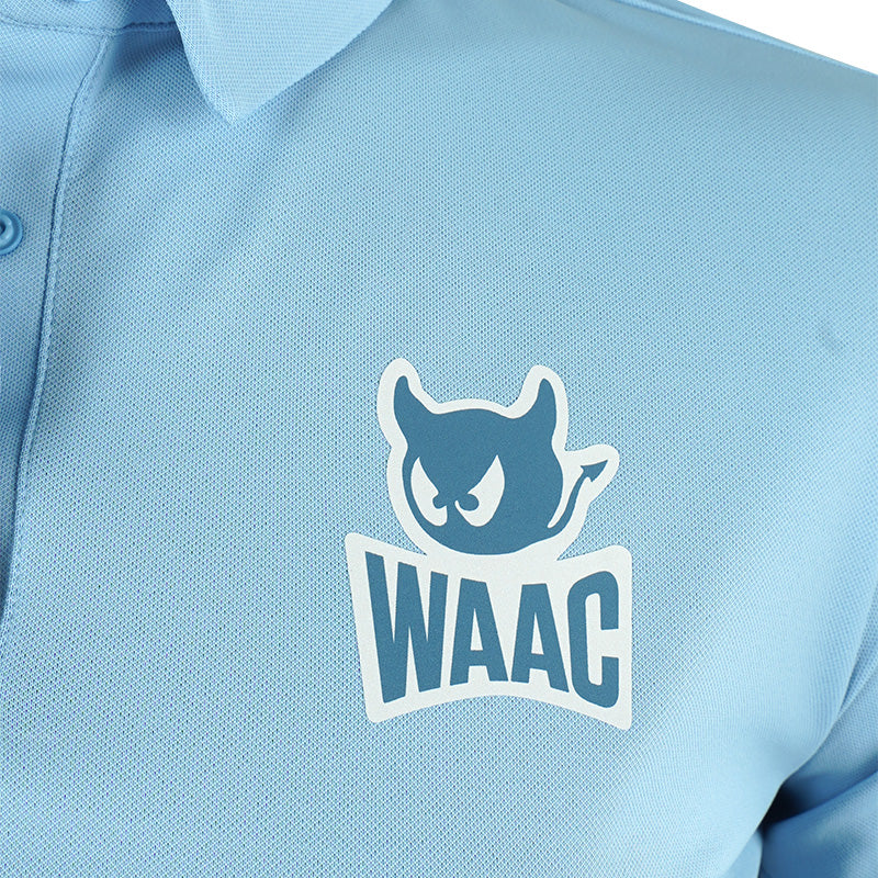 WAAC Athletic Essential Women's Pique Polo (Light Blue)