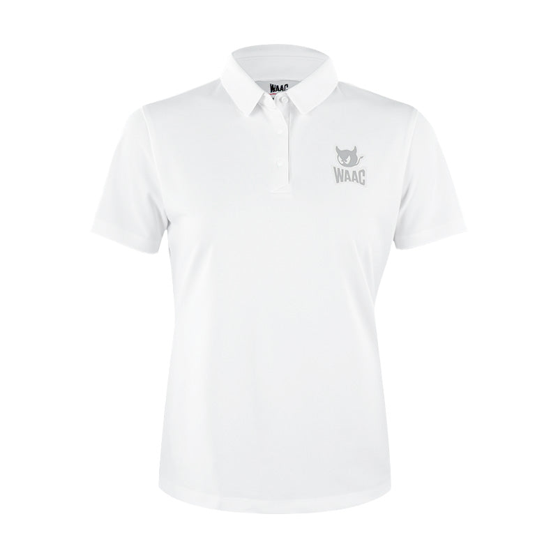 WAAC Athletic Essential Women's Pique Polo (White)