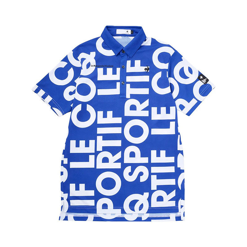 LE COQ SPORTIF GOLF Multicolor Logo Men's Polo (Blue)