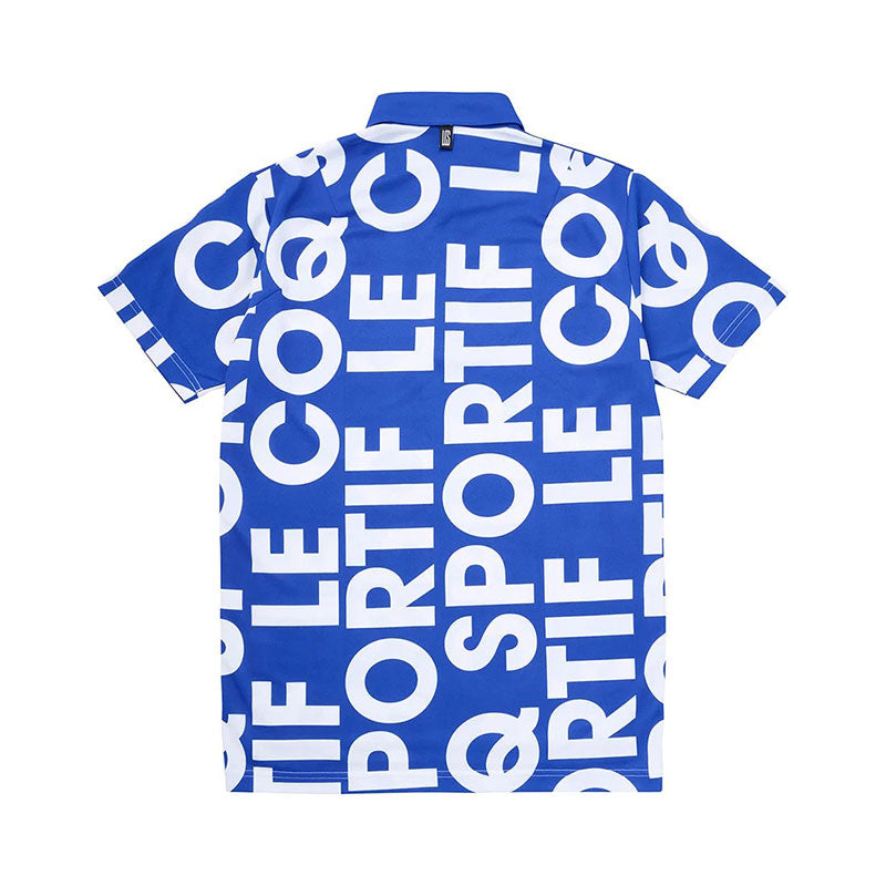 LE COQ SPORTIF GOLF Multicolor Logo Men's Polo (Blue)