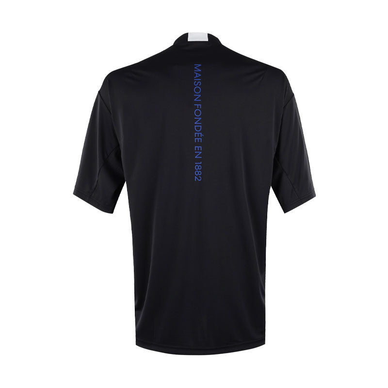 LE COQ SPORTIF GOLF Large Men's Mock Shirt (Black)