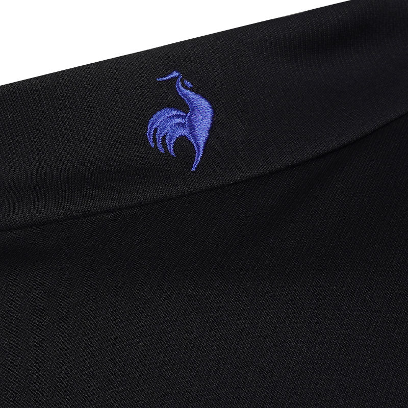 LE COQ SPORTIF GOLF Large Men's Mock Shirt (Black)