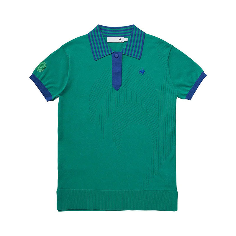 LE COQ SPORTIF GOLF New Basic Knit Women's Polo (Green)