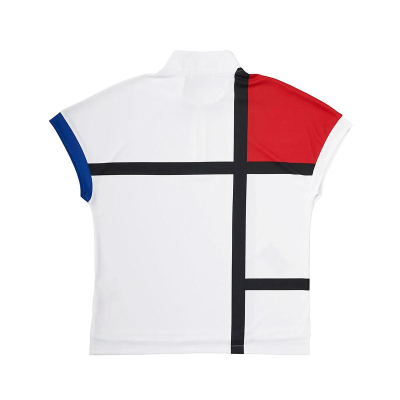 LE COQ SPORTIF GOLF Mondrian Women's Polo (White)