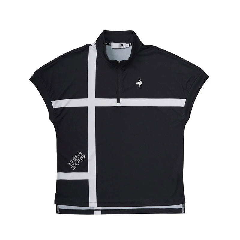 LE COQ SPORTIF GOLF Mondrian Women's Polo (Black)