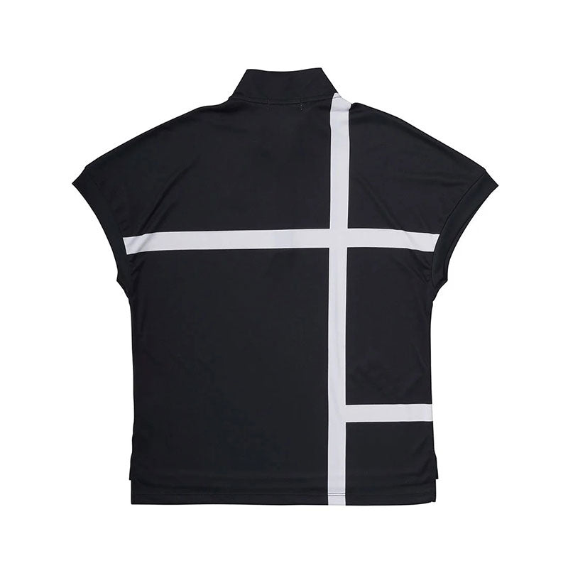 LE COQ SPORTIF GOLF Mondrian Women's Polo (Black)