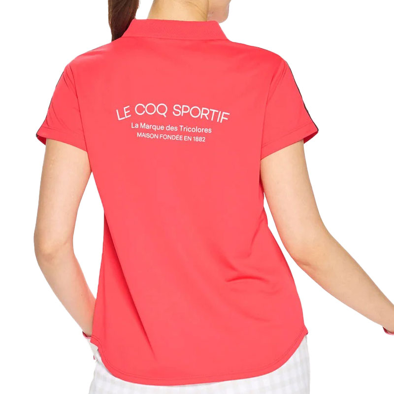 LE COQ SPORTIF GOLF A-Line Women's Polo (Pink)