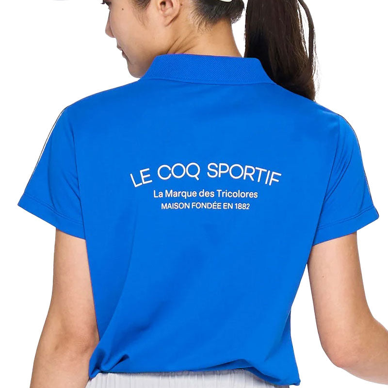 LE COQ SPORTIF GOLF A-Line Women's Polo (Blue)