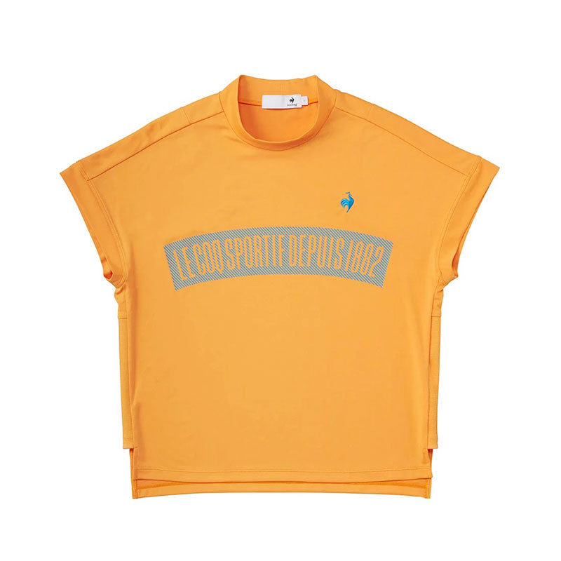 LE COQ SPORTIF GOLF Wide Women's Mock Shirt (Orange)