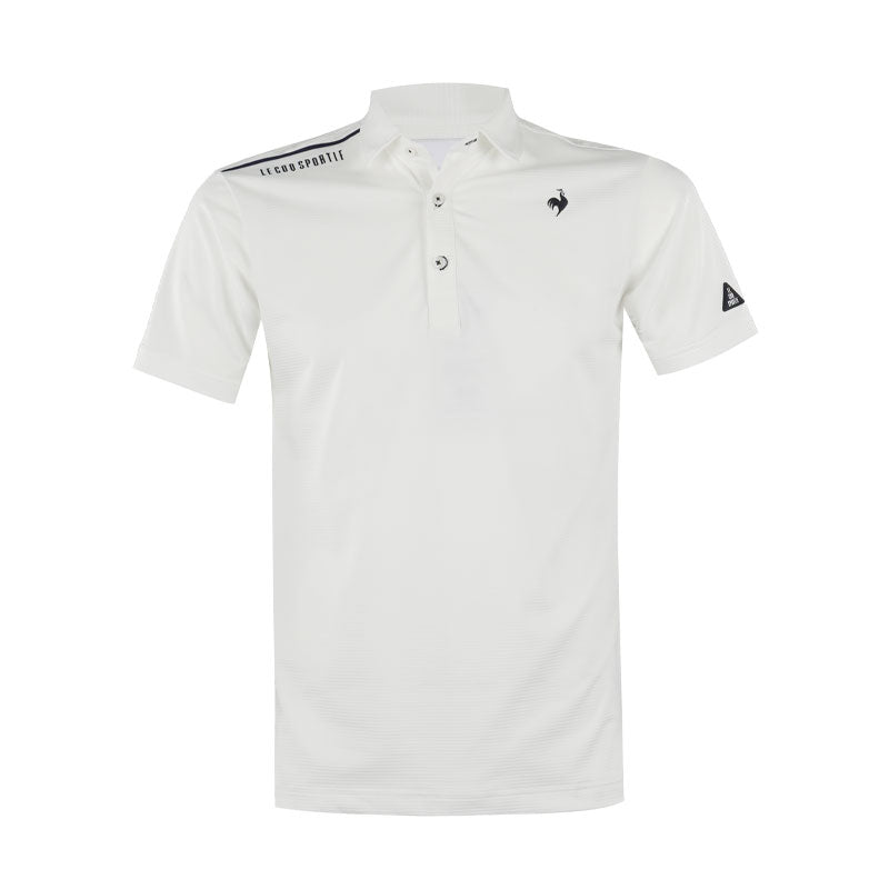 LE COQ SPORTIF GOLF Solid Men's Polo (White)