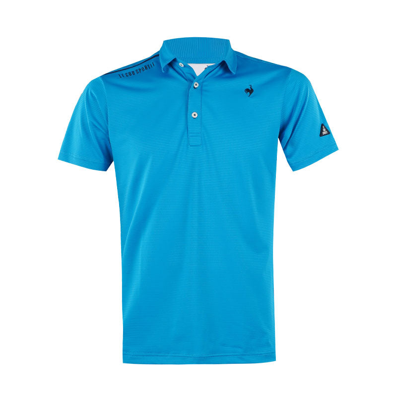 LE COQ SPORTIF GOLF Solid Men's Polo (Blue)