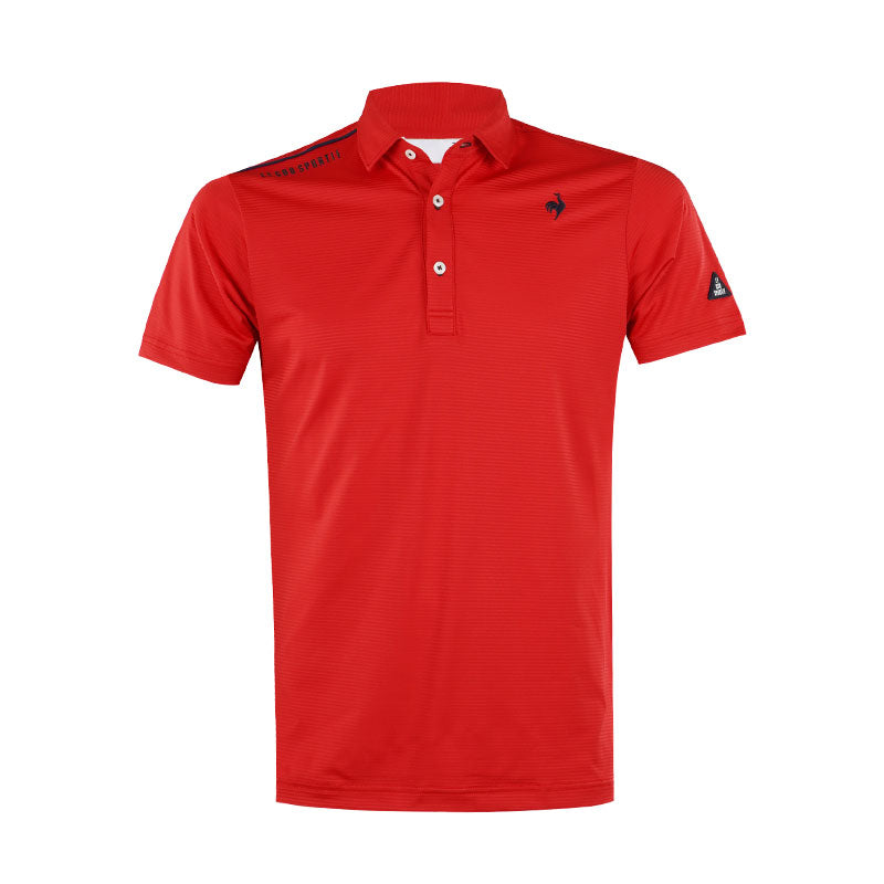 LE COQ SPORTIF GOLF Solid Men's Polo (Red)
