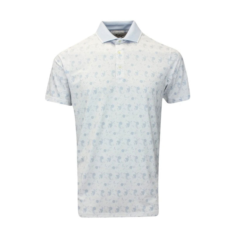 PUMA MATTR Ornamental Boy's Polo (White)