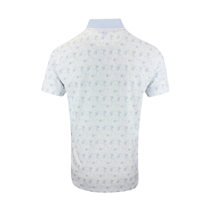 PUMA MATTR Ornamental Boy's Polo (White)