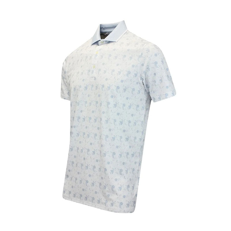 PUMA MATTR Ornamental Boy's Polo (White)