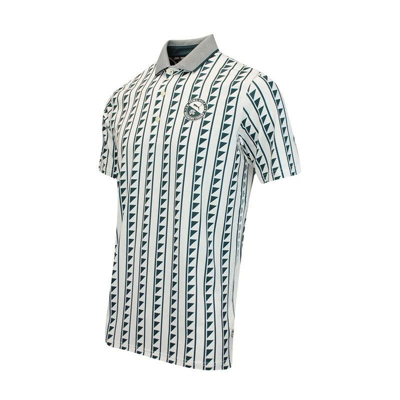 PUMA x REIGNING CHAMP MATTR Men's Polo (White/Green)