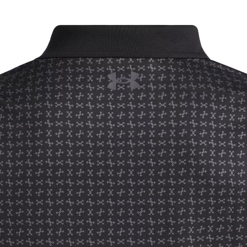 UNDER ARMOUR Matchplay Boy's Printed Polo (Black/Grey)