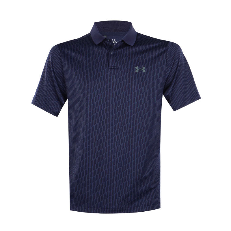 UNDER ARMOUR Matchplay Printed Men's Polo (Midnight Navy)