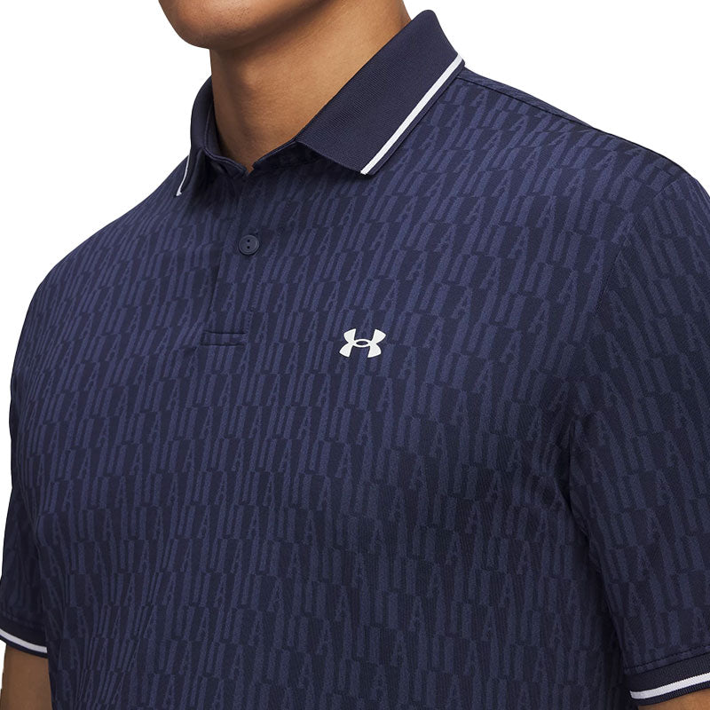UNDER ARMOUR Drive Sport Jacquard Men's Polo (Midnight Navy)