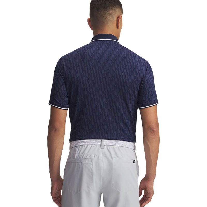UNDER ARMOUR Drive Sport Jacquard Men's Polo (Midnight Navy)