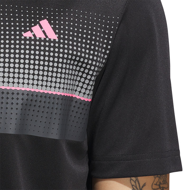 ADIDAS Core Allover Print Men's Polo (Black)