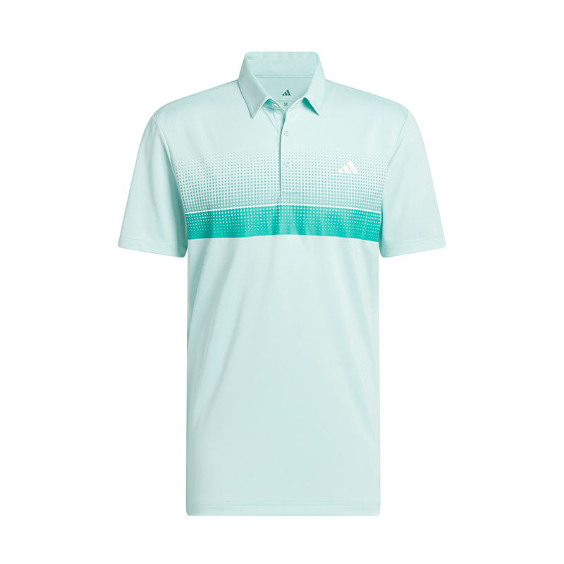 ADIDAS Core Allover Print Men's Polo (Aqua)