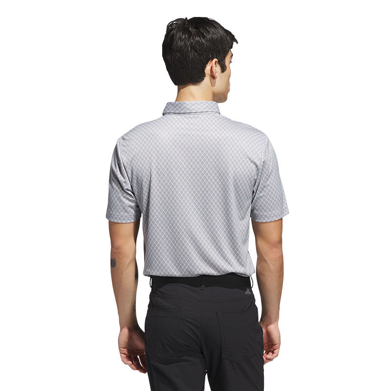 ADIDAS Core Allover Print Men's Polo (Pink)