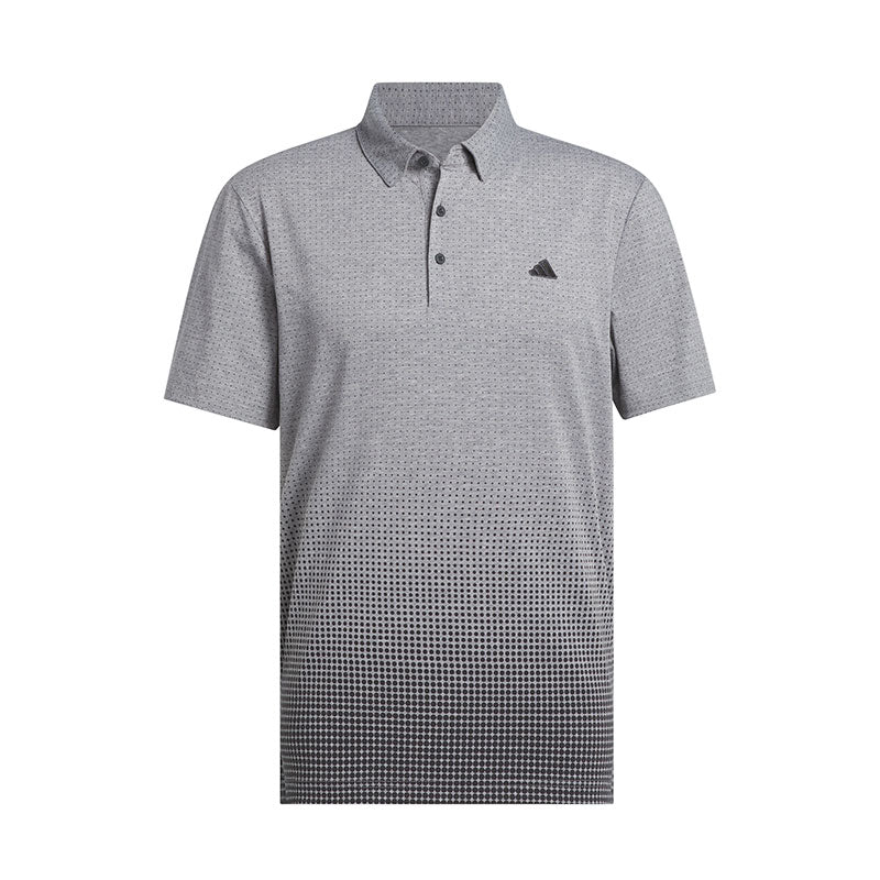 ADIDAS Go-To Rise Print Men's Polo (Carbon)