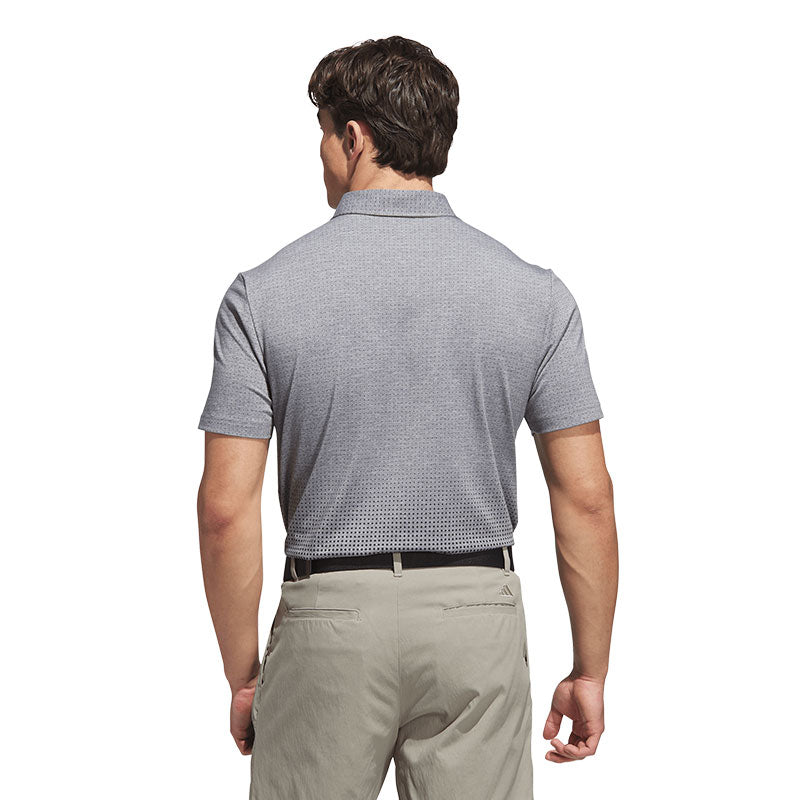 ADIDAS Go-To Rise Print Men's Polo (Carbon)